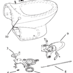 Thetford Aria Classic RV Toilet Repair Parts Diagram Toilet Repair