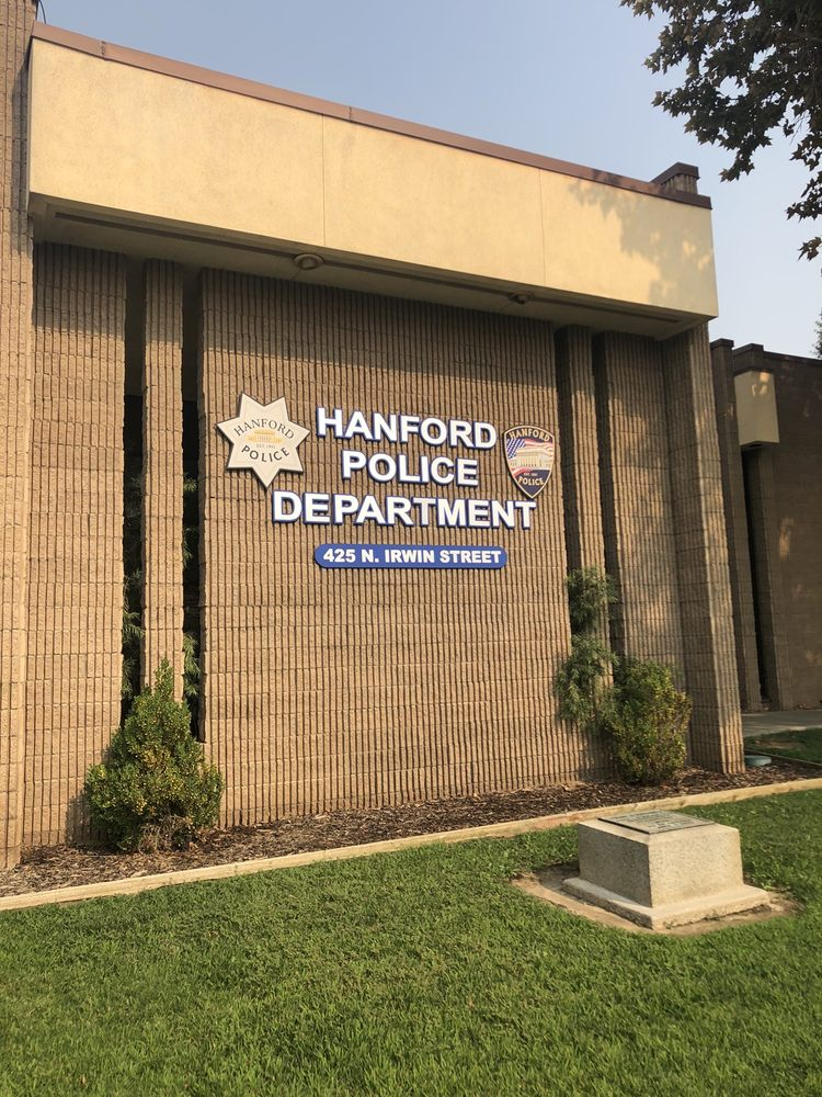 CITY OF HANFORD POLICE DEPARTMENT Police Departments 425 N Irwin St 