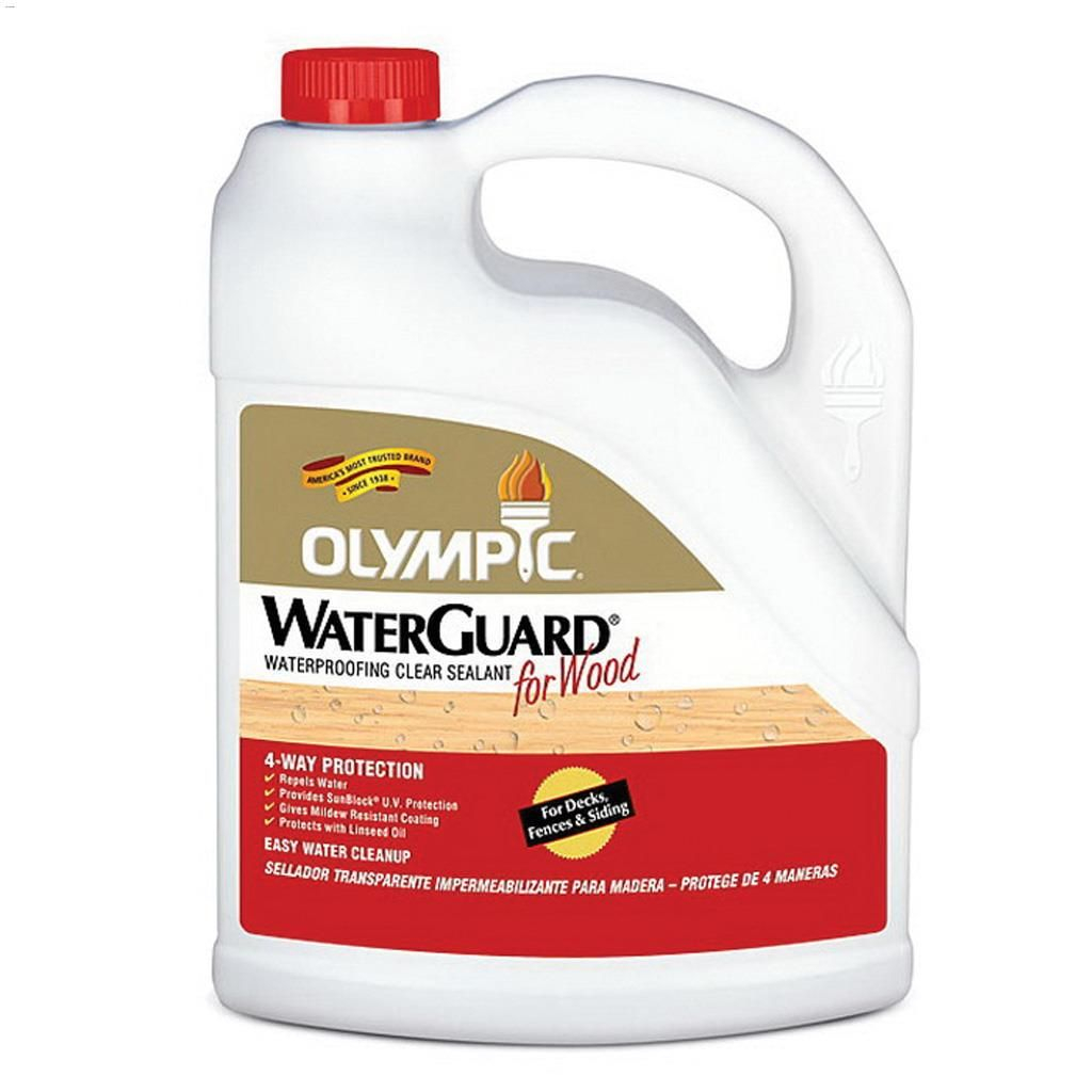 Olympic Waterguard 1 Gal Clear Waterproofing Sealant Exterior Stains 