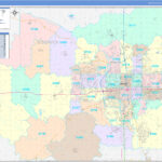 Sedgwick County KS Wall Map Color Cast Style By MarketMAPS
