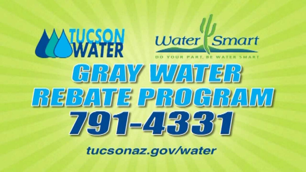 Tucson Water Gray Water Rebate PSA YouTube