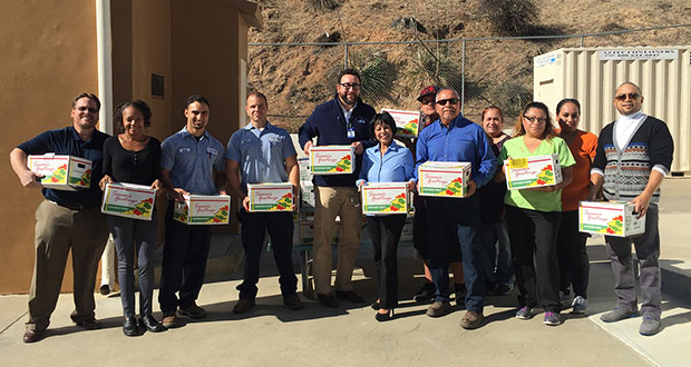 Valencia Water Company Donates Turkeys To Samuel Dixon Family Health Center