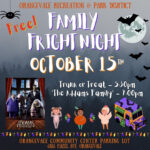 Family Fright Night Orangevale Recreation And Parks District At