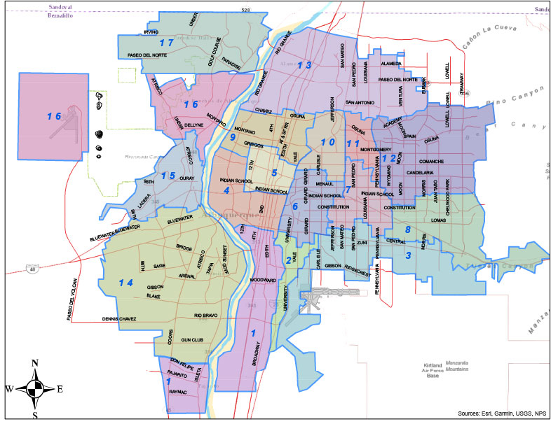 Know Your Zone Map Albuquerque Bernalillo County Water Utility Authority